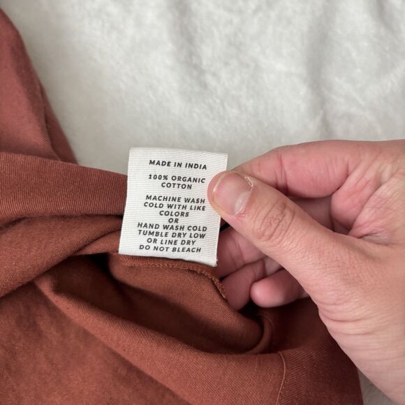 WVN Dress Womens Size Large V Neck Red Long Sleeve Above Knee Casual Spring - Picture 9 of 9